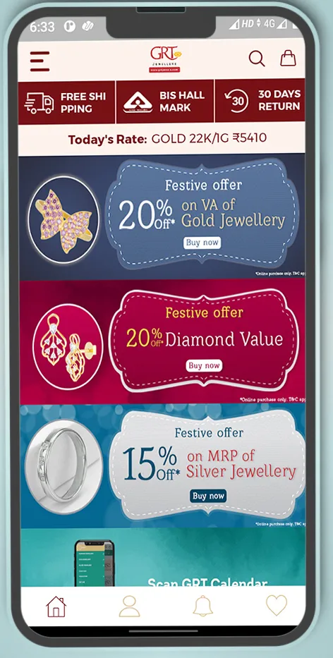 GRT Jewellers Online Shopping | Indus Appstore | Screenshot