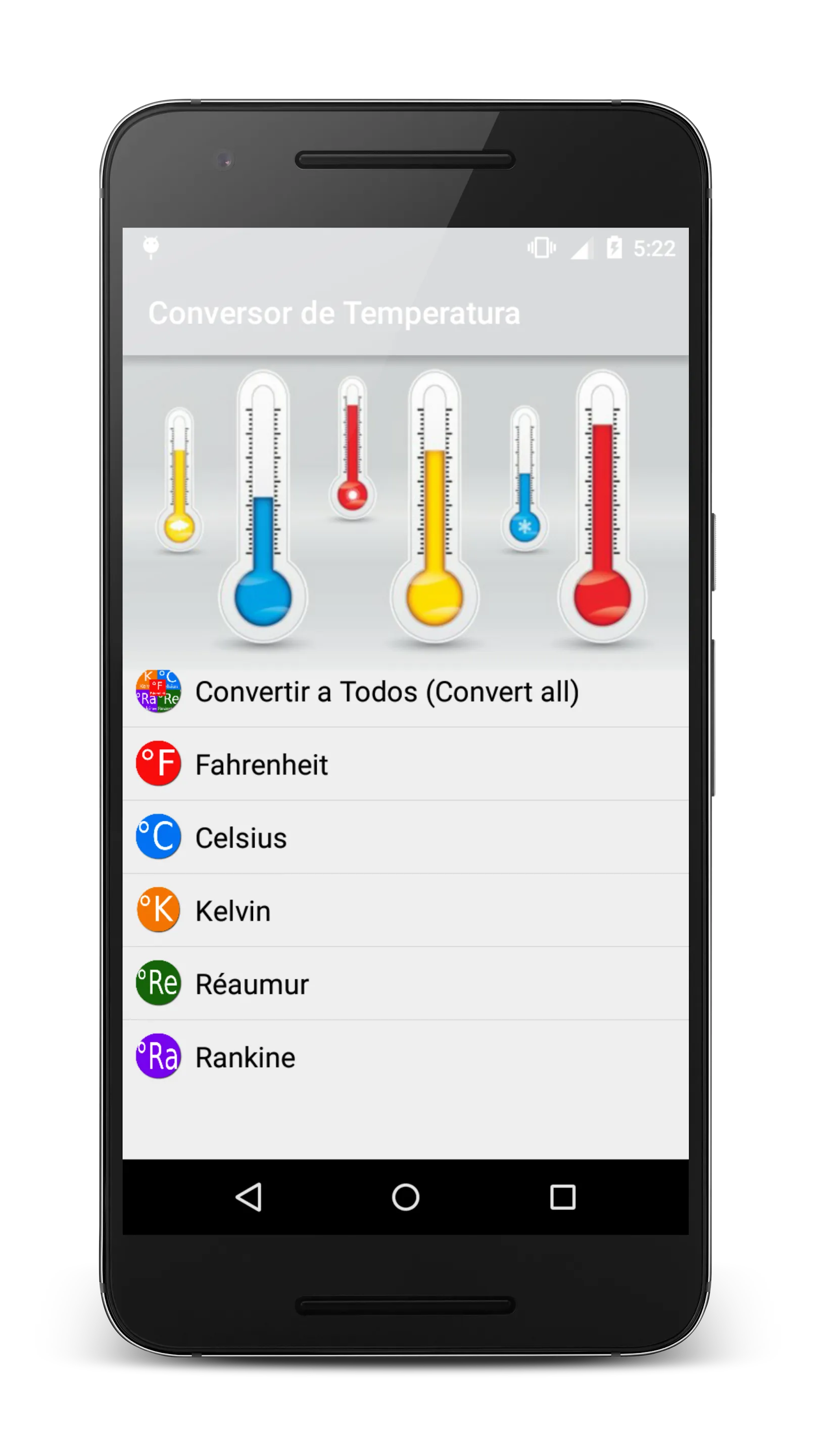 Conversor de Temperatura | Indus Appstore | Screenshot