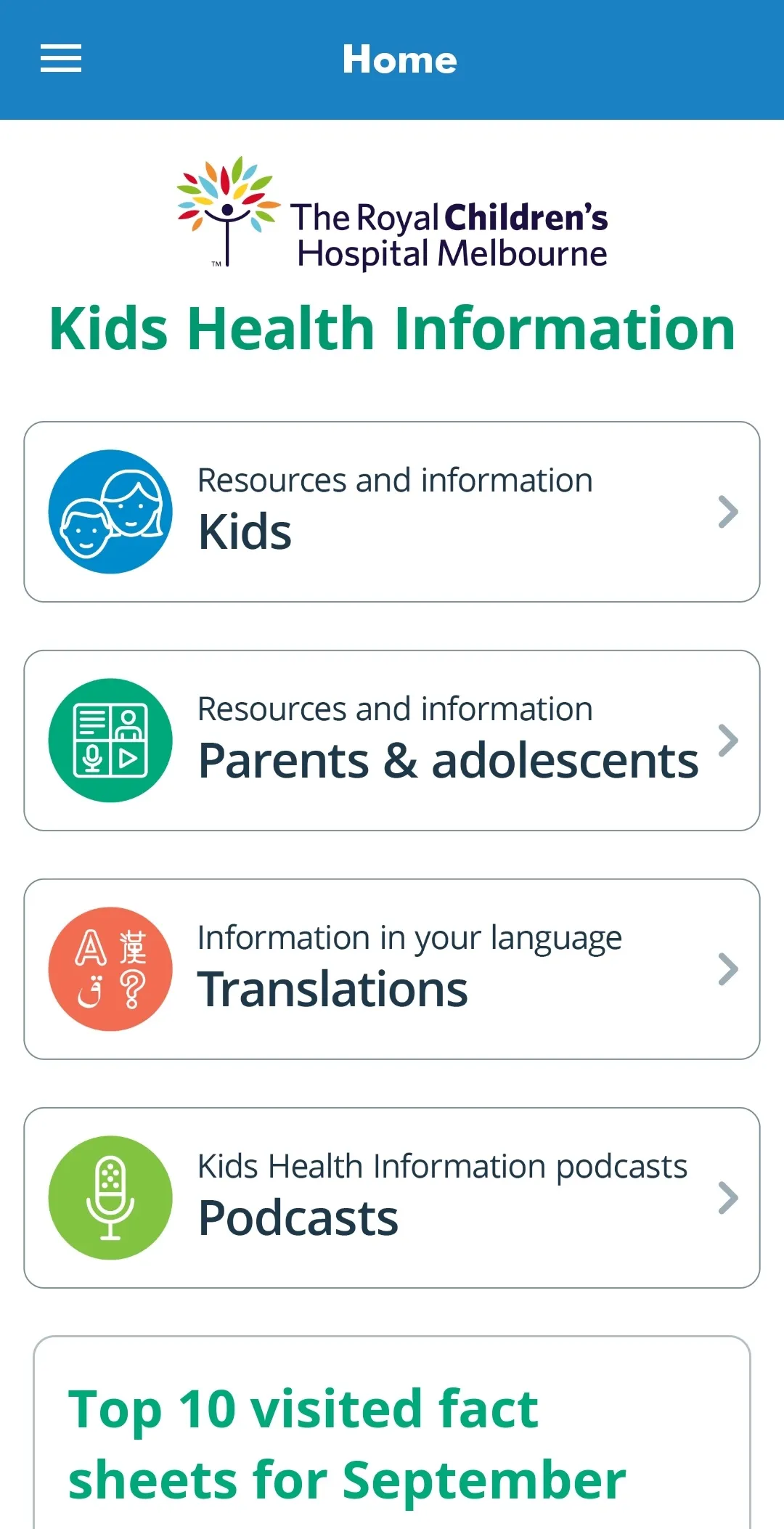 Kids Health Info | Indus Appstore | Screenshot