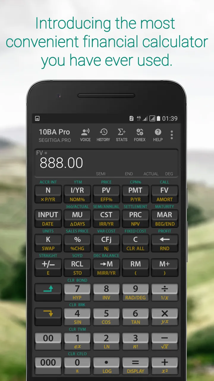 10BA Pro Financial Calculator | Indus Appstore | Screenshot