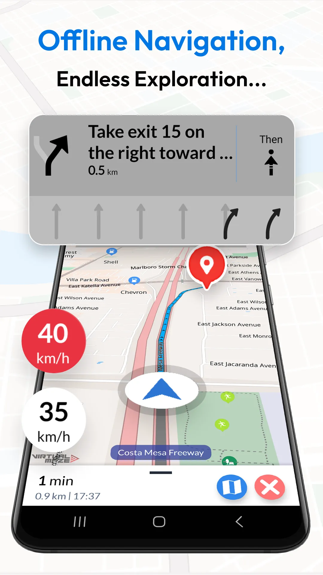 Offline Map Navigation | Indus Appstore | Screenshot