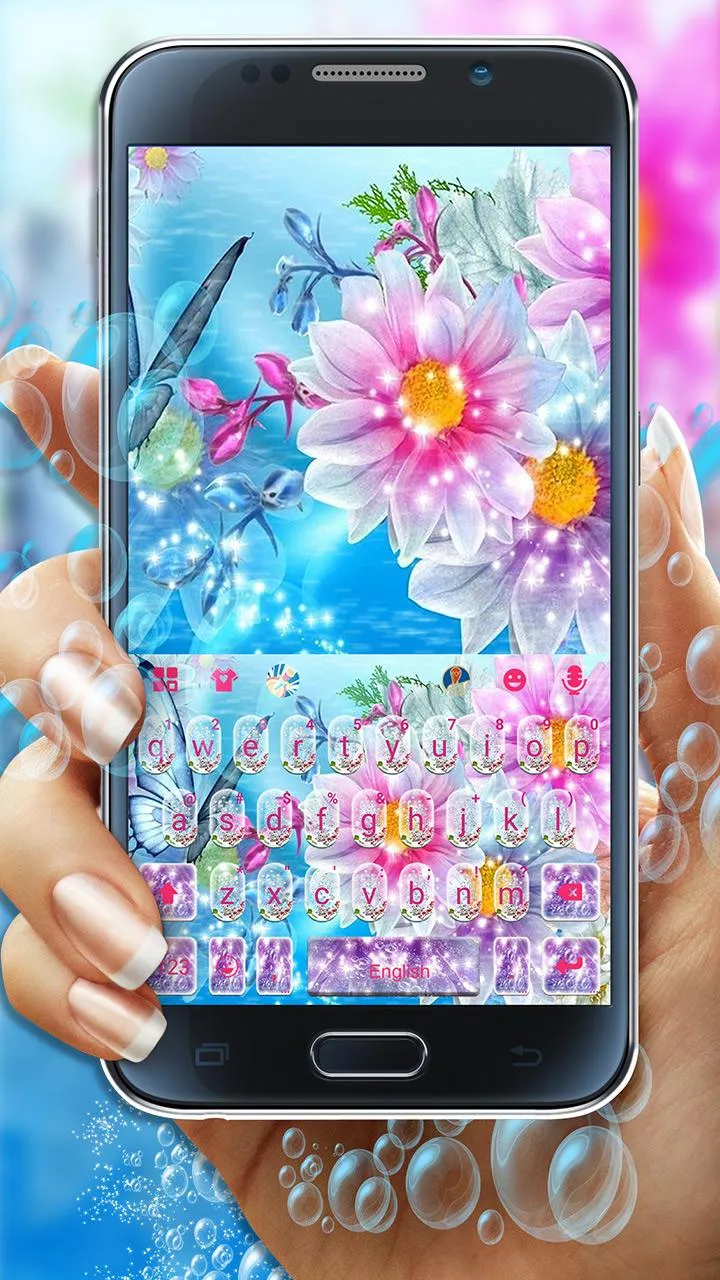 Flowers Underwater Keyboard Th | Indus Appstore | Screenshot