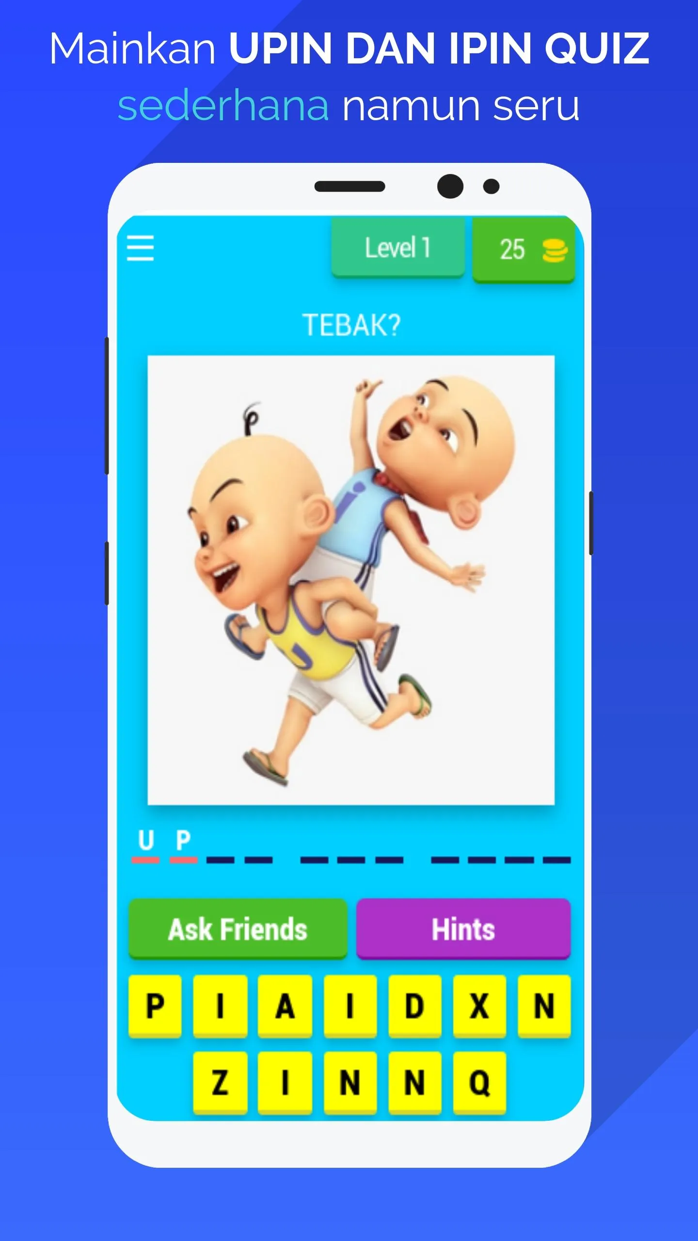 Upin & Ipin Quiz | Indus Appstore | Screenshot