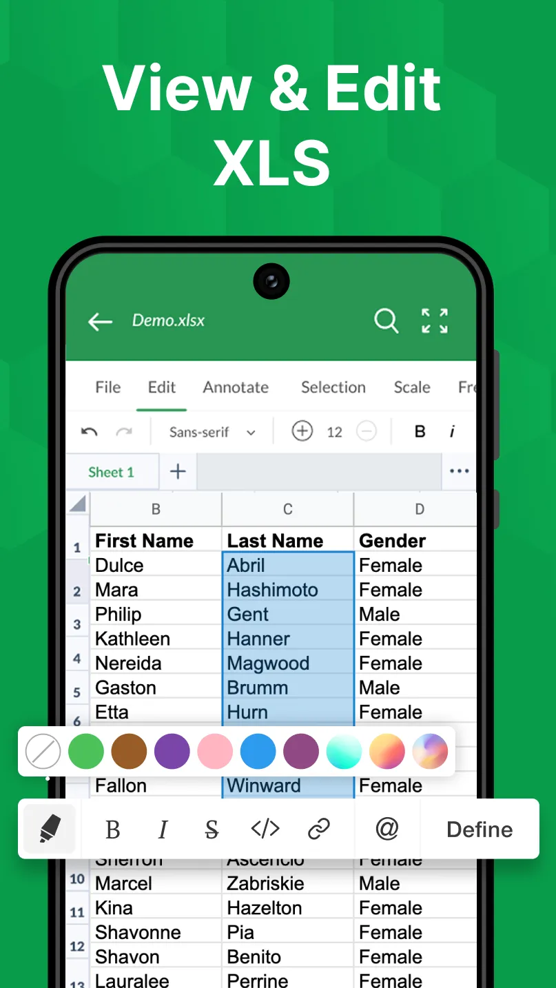 XLSX Viewer: XLS Reader | Indus Appstore | Screenshot