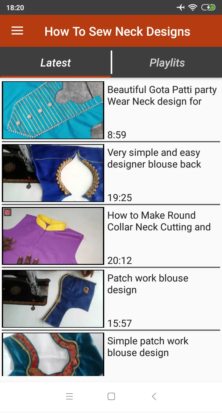 NeckDesign Cutting & Stitching | Indus Appstore | Screenshot