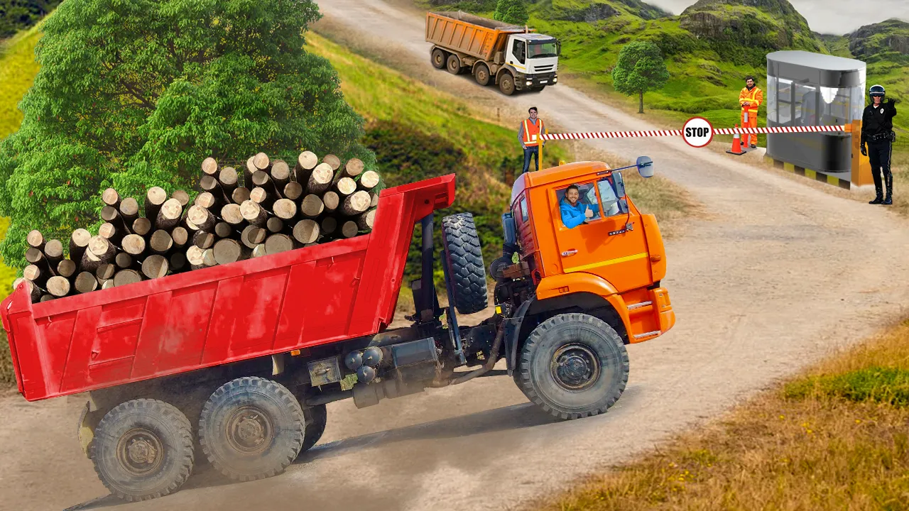 Uphill Logging Truck Simulator | Indus Appstore | Screenshot