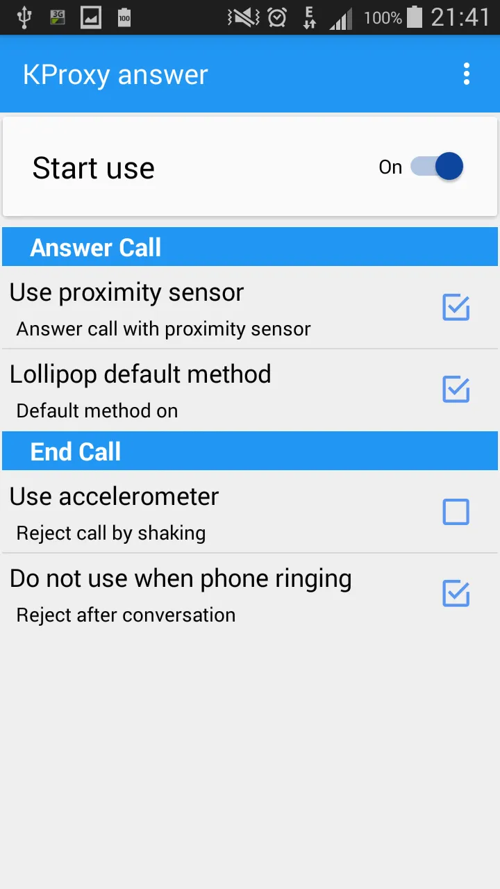 KProxy answer | Indus Appstore | Screenshot