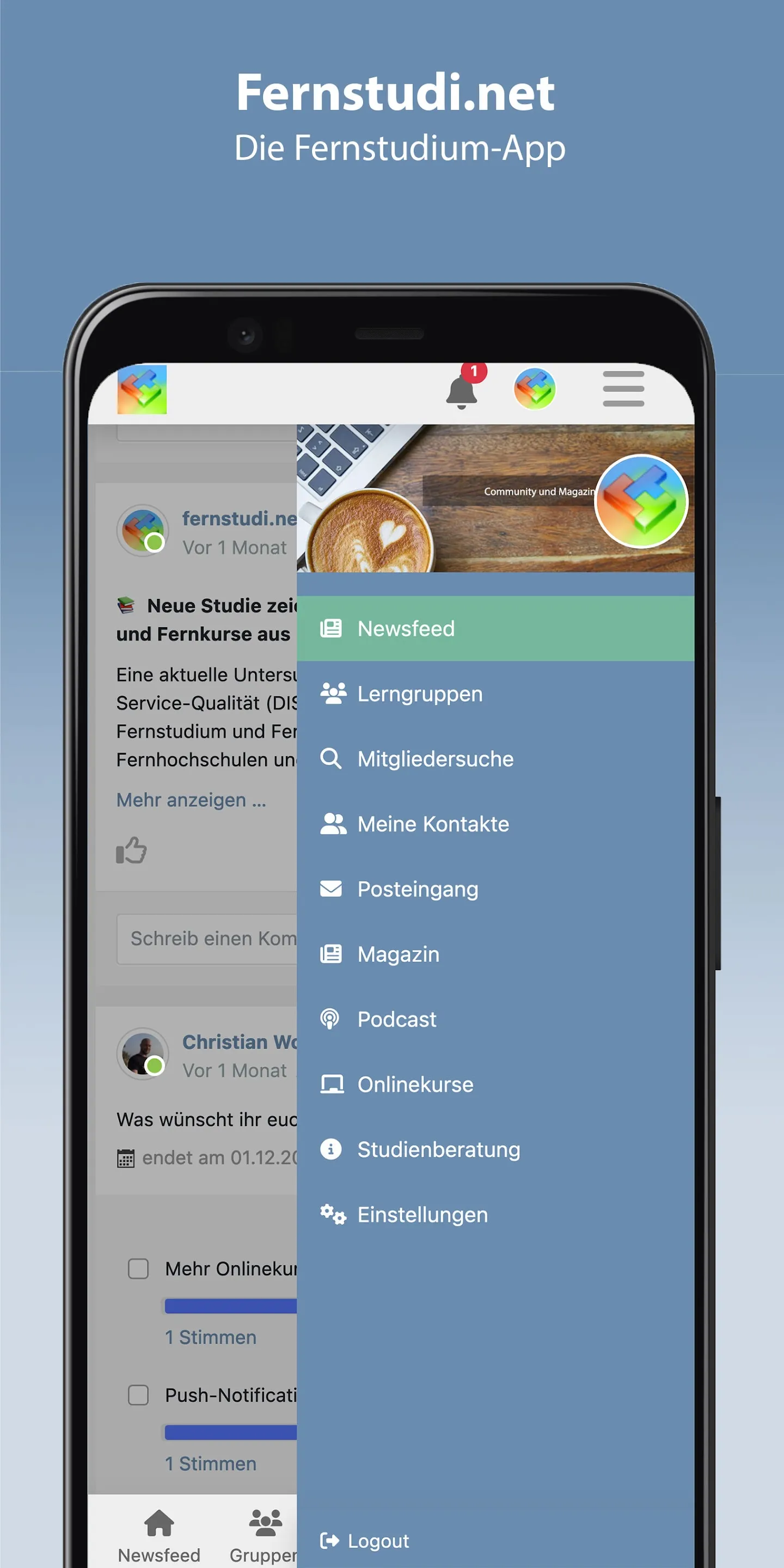 Fernstudi.net Fernstudium-App | Indus Appstore | Screenshot