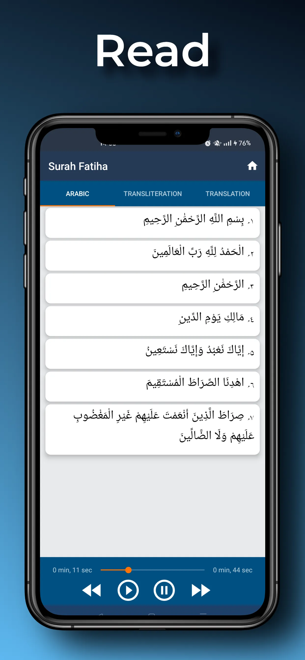 Al-Fatiha Read and Listen | Indus Appstore | Screenshot