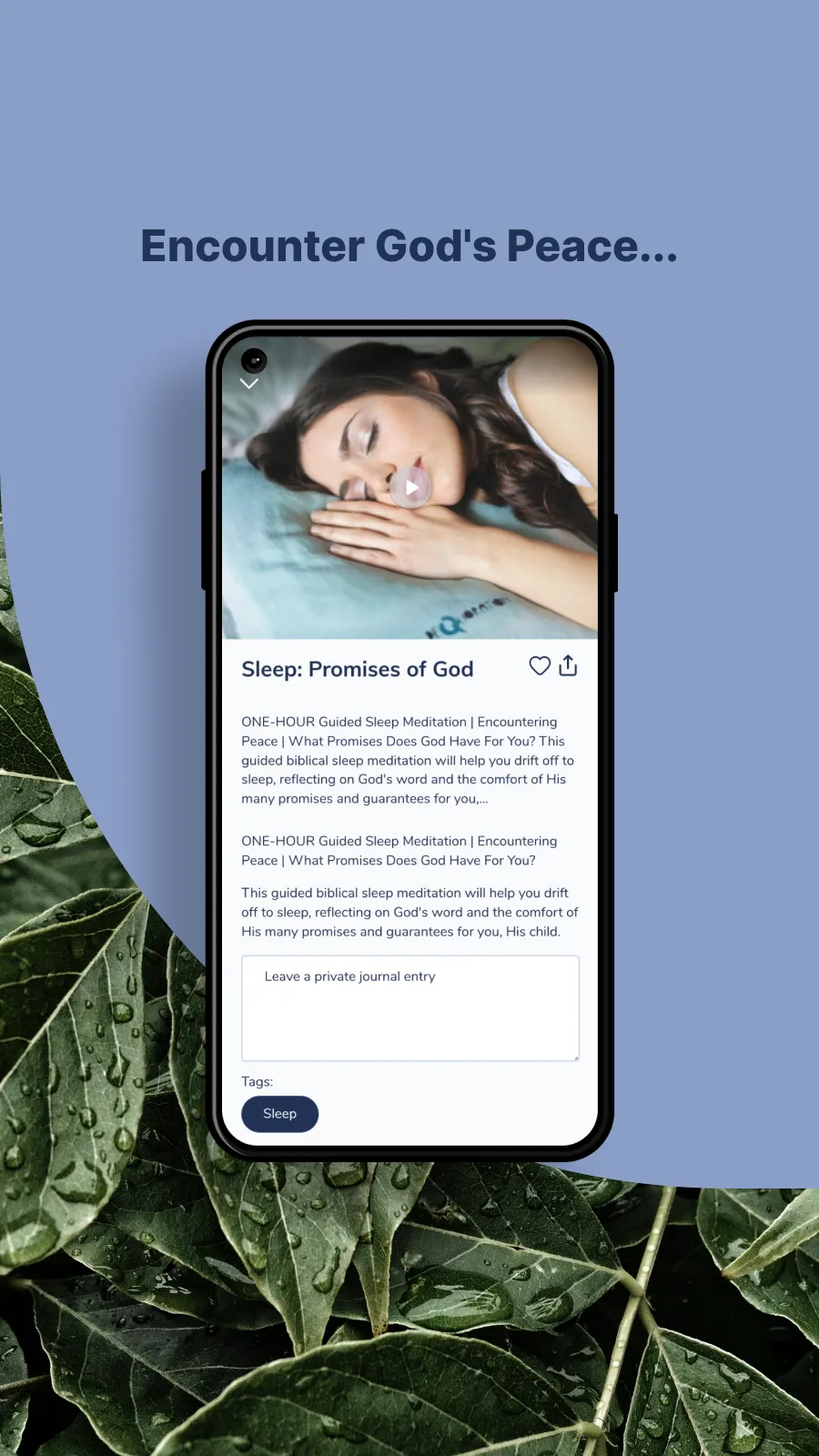 Encountering Peace: Meditation | Indus Appstore | Screenshot