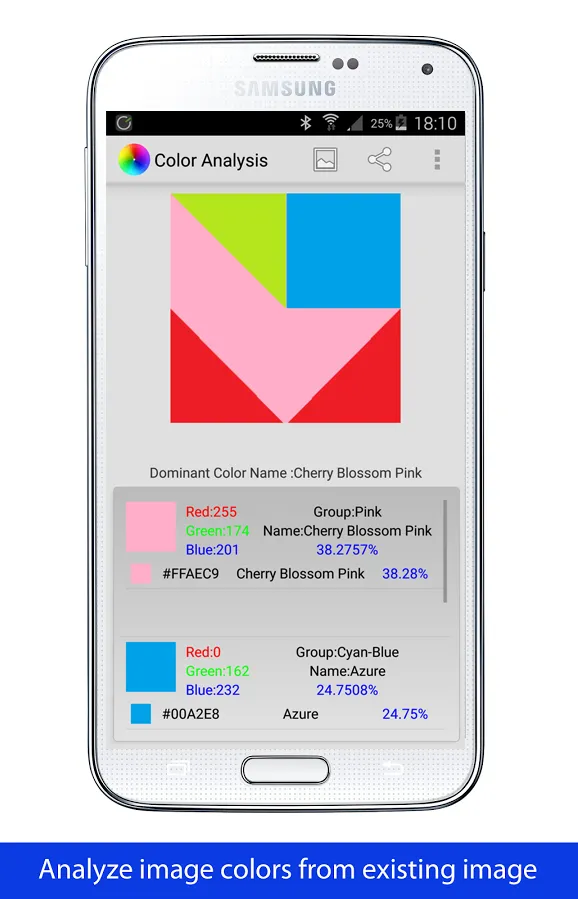 Color Analysis | Indus Appstore | Screenshot