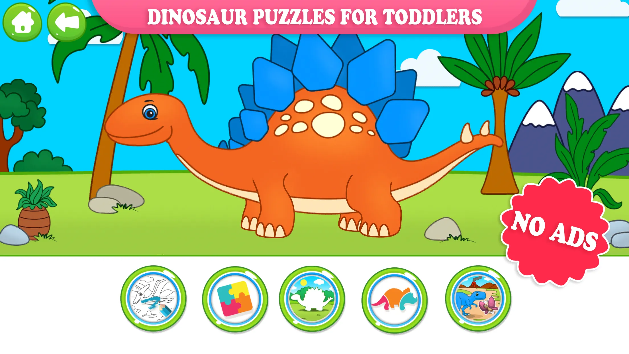 Dinosaur Puzzles for Kids | Indus Appstore | Screenshot