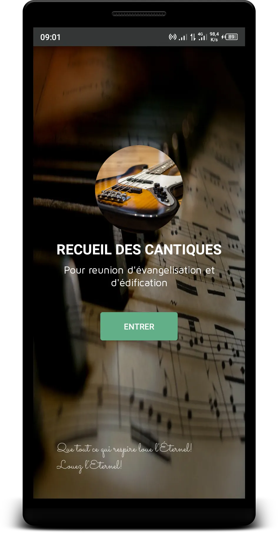 Recueil des Cantiques | Indus Appstore | Screenshot