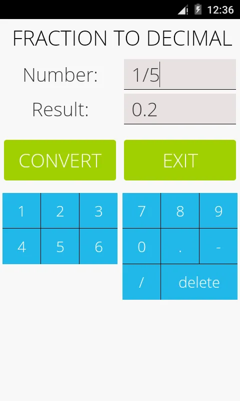 Fraction to Decimal | Indus Appstore | Screenshot