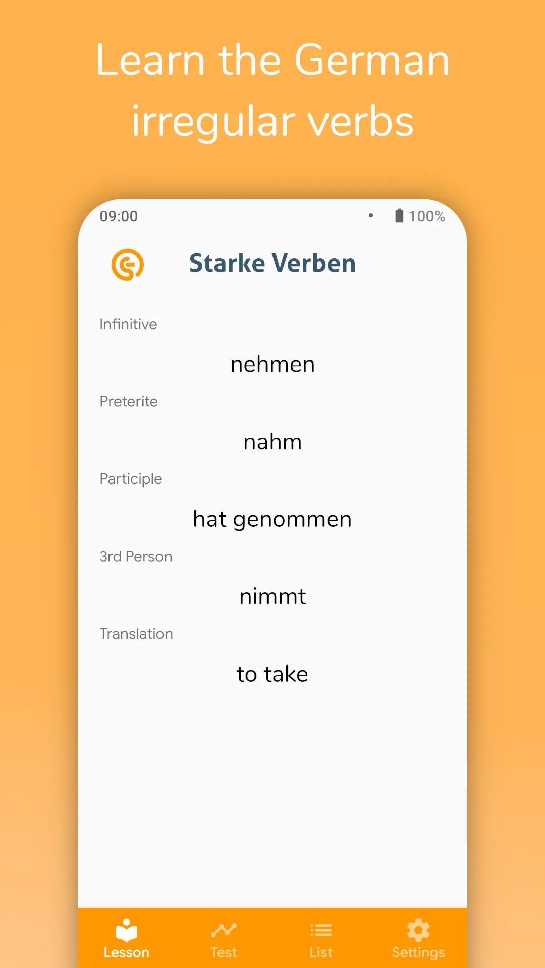 Starke Verben | Indus Appstore | Screenshot