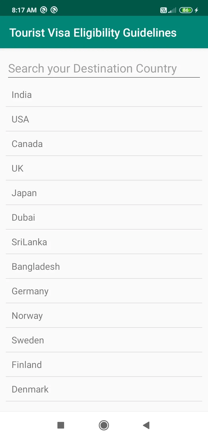 Tourist Visa Guidelines | Indus Appstore | Screenshot