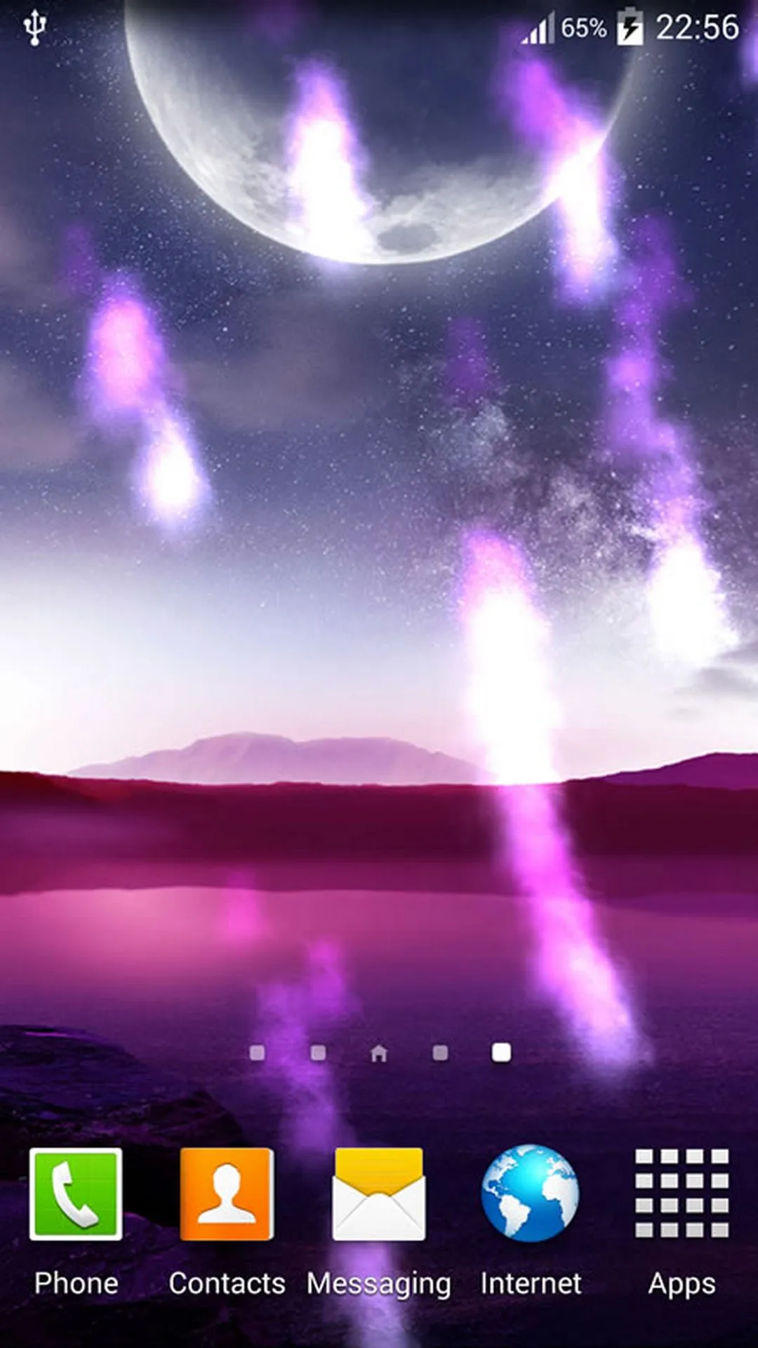 Meteor Live Wallpaper | Indus Appstore | Screenshot