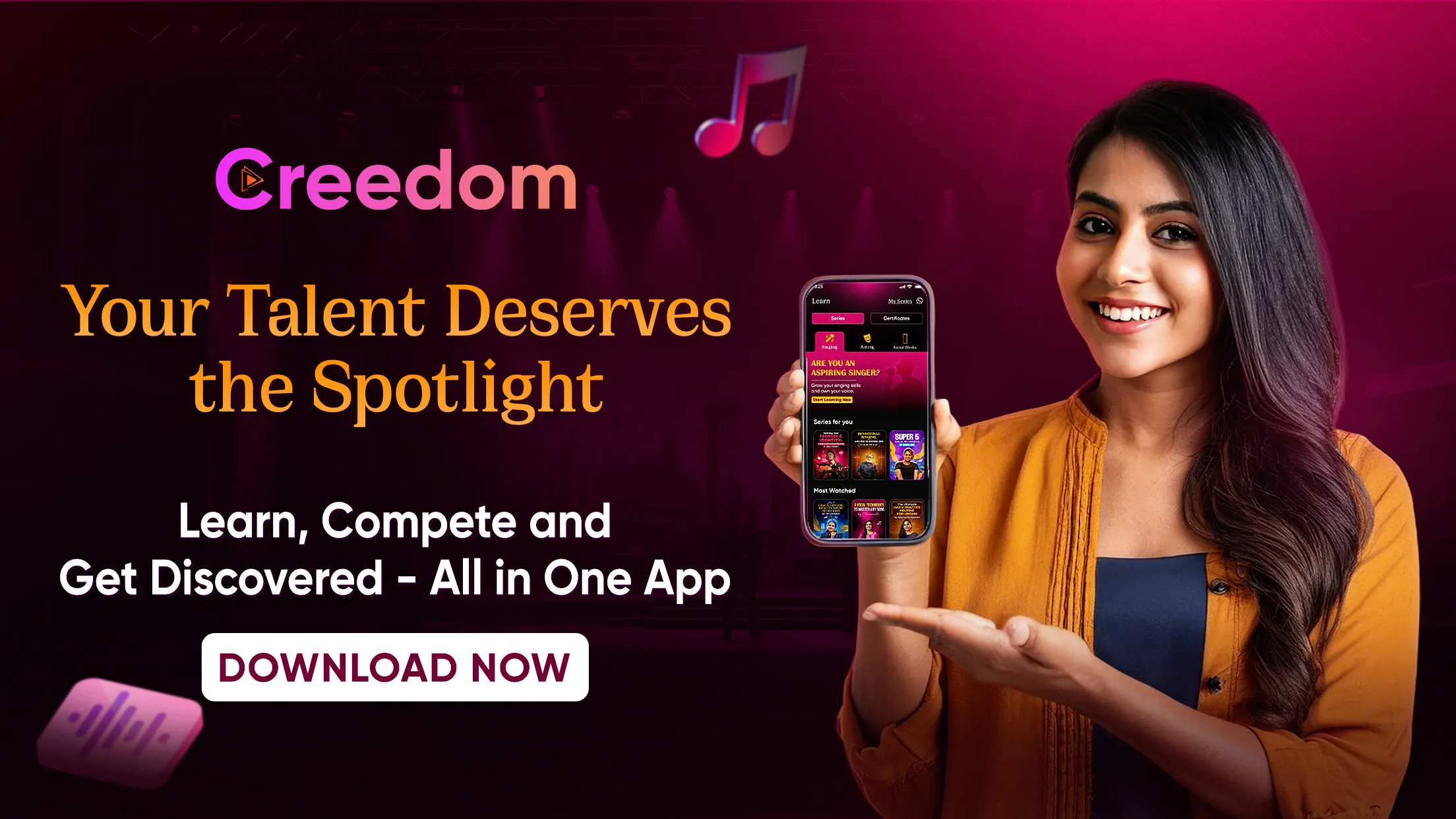 Creedom (Prev - Casttree) | Indus Appstore | Screenshot