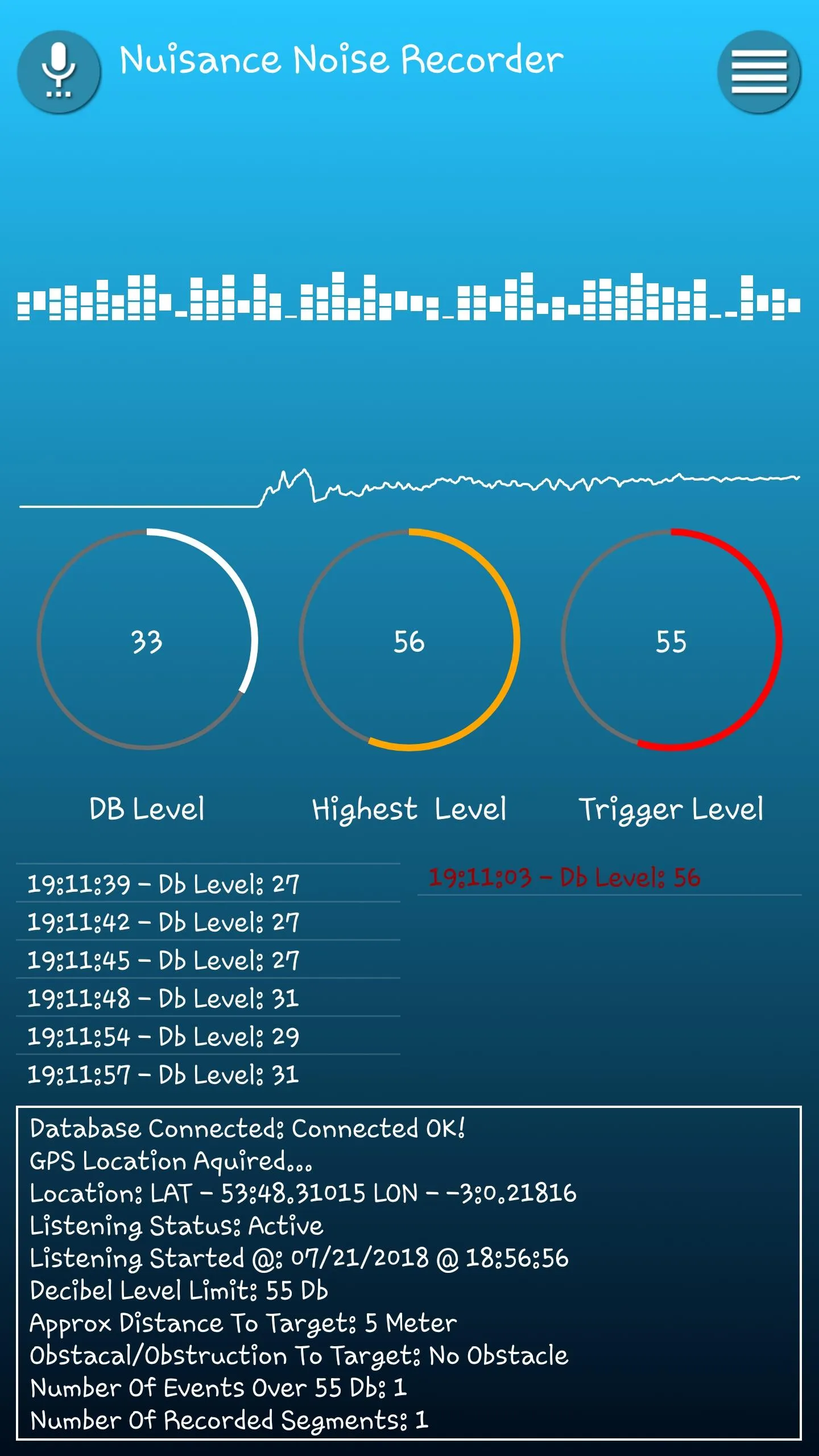 Nuisance Noise Recorder | Indus Appstore | Screenshot