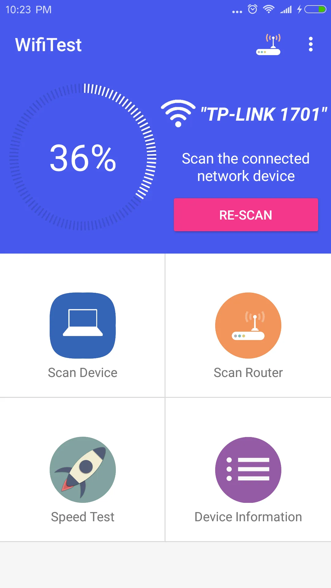 WiFi WPA WPA2 WEP Speed Test | Indus Appstore | Screenshot