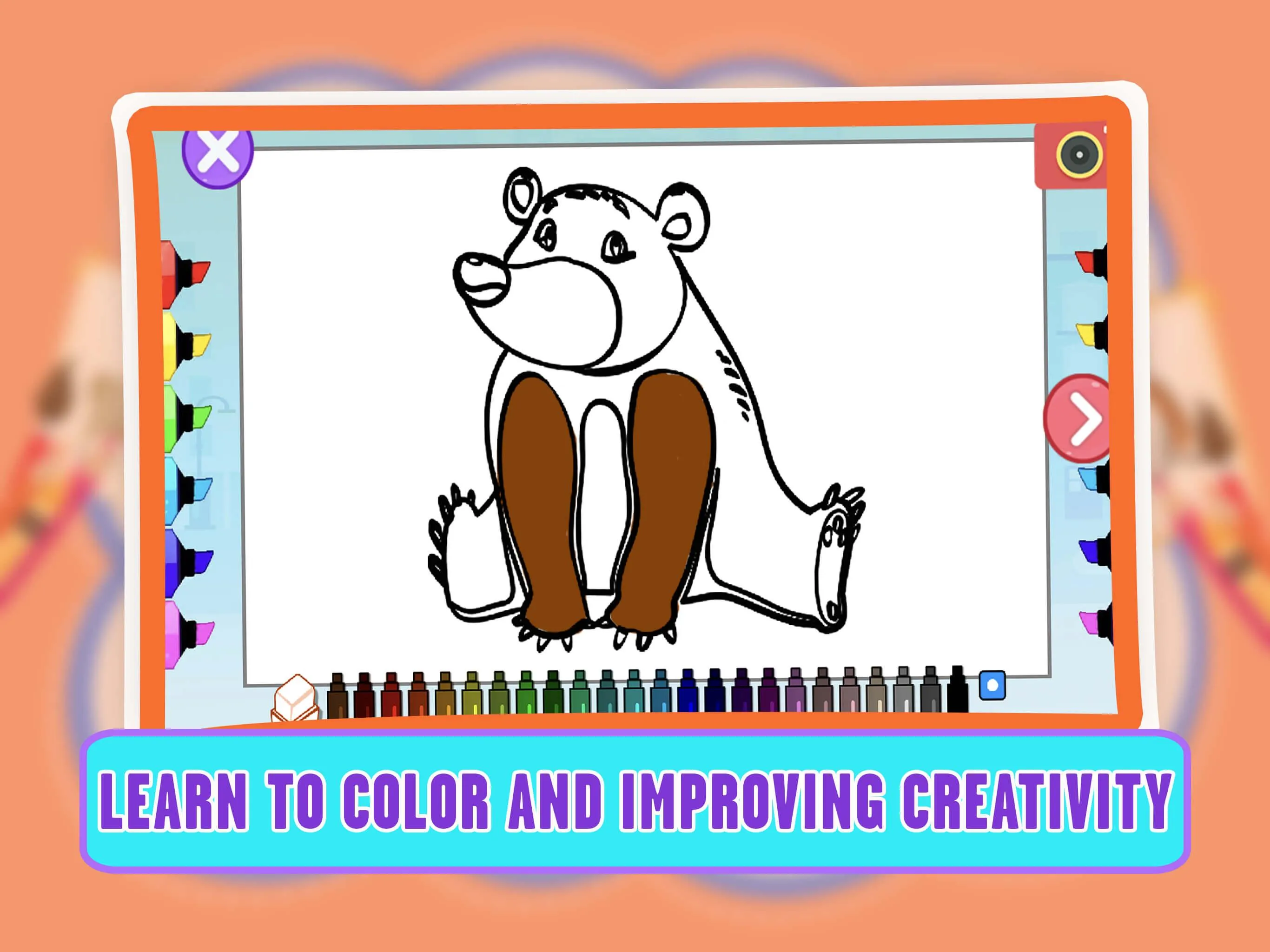 Learning Animal Coloring Games | Indus Appstore | Screenshot