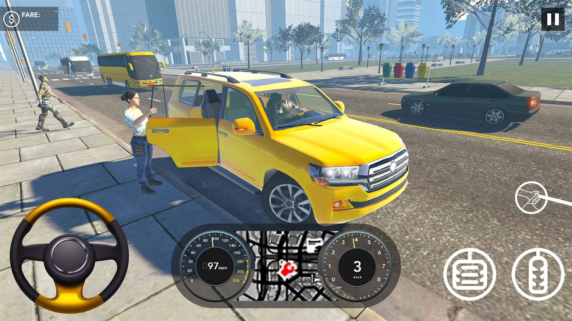 Taxi Mania Car Simulator Games | Indus Appstore | Screenshot