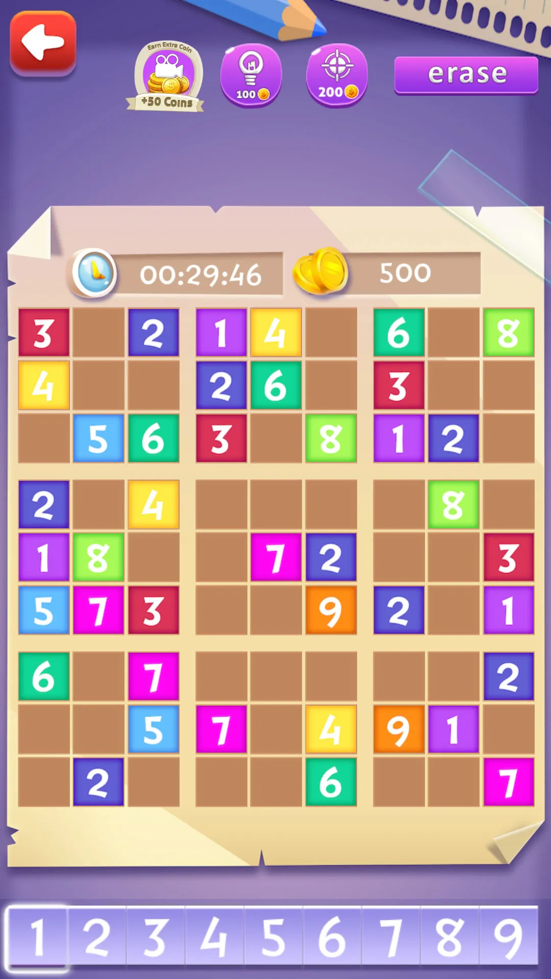 Sudoku Classic Offline Puzzle | Indus Appstore | Screenshot