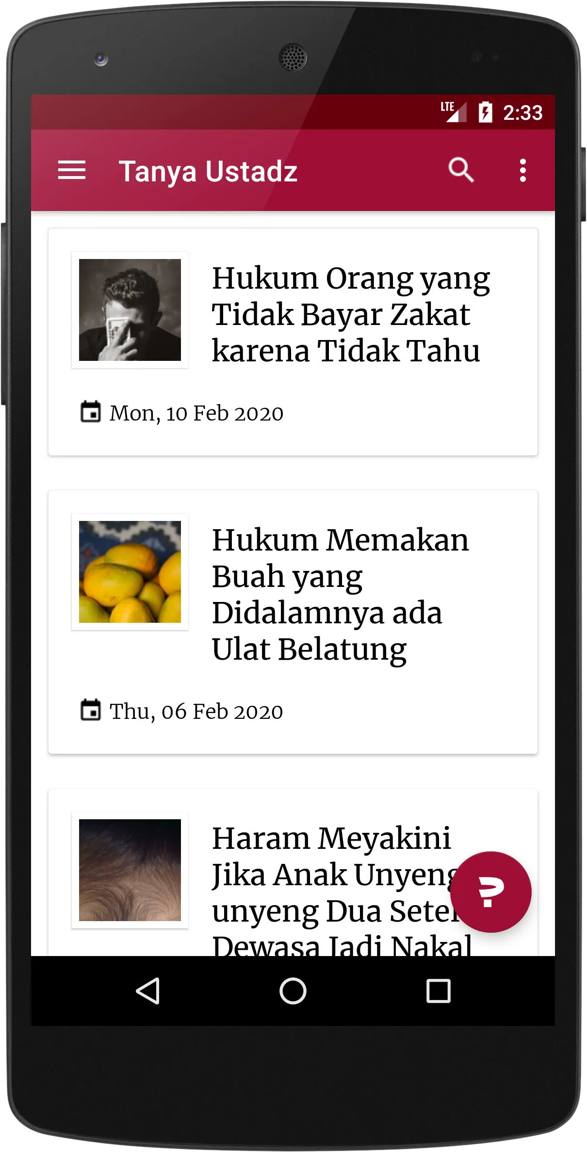 Tanya Ustadz | Indus Appstore | Screenshot