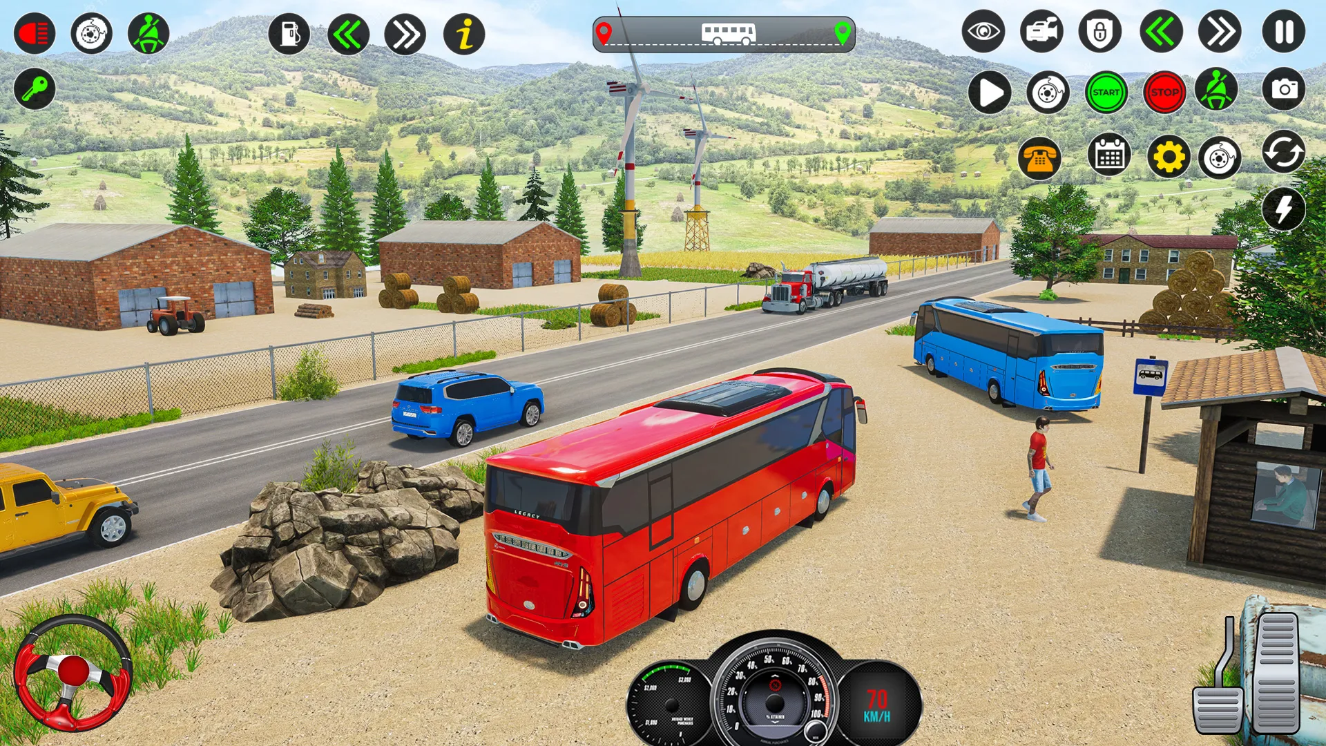 Offroad Bus Driving Simulator | Indus Appstore | Screenshot