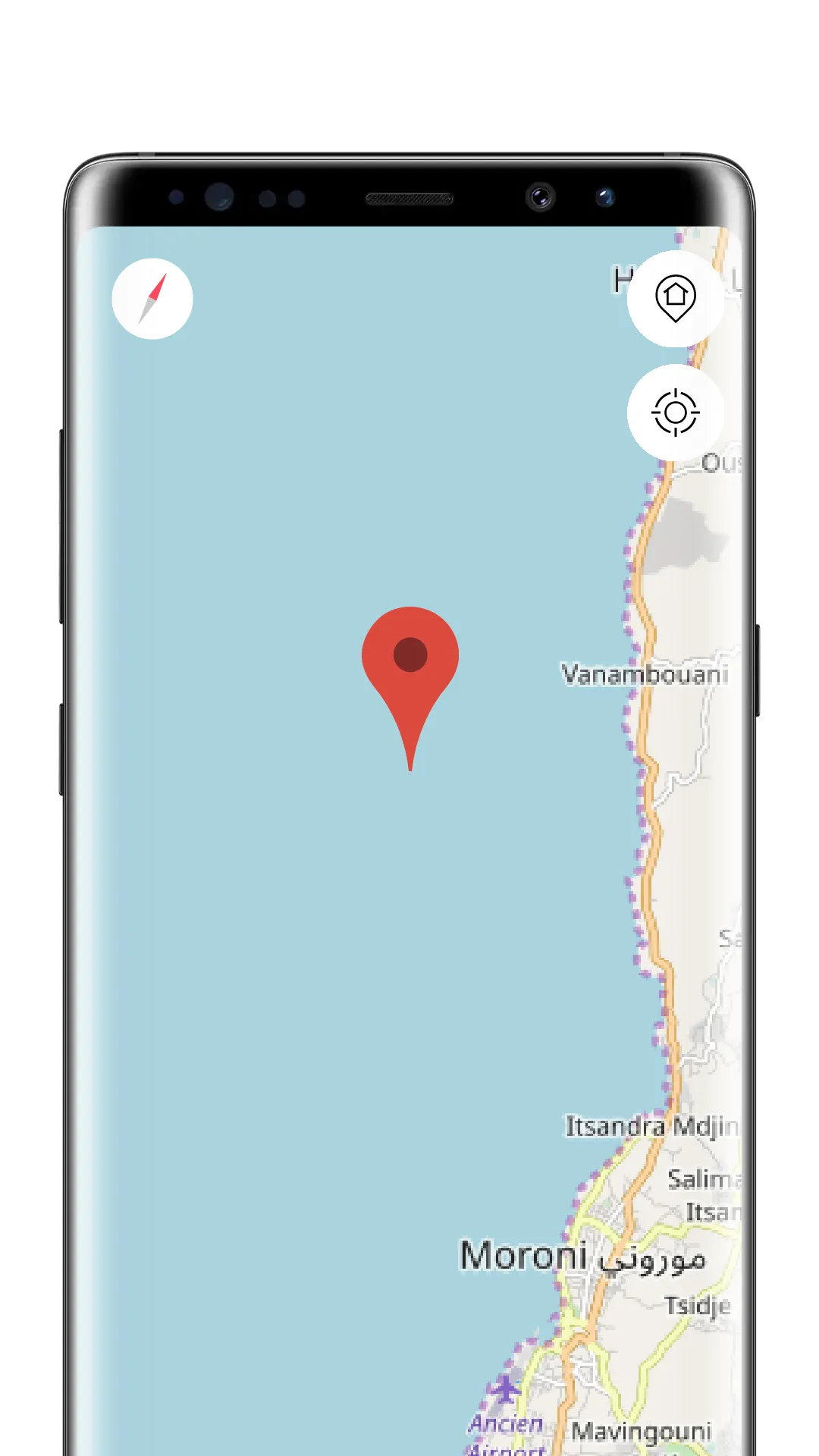 Moroni, Comoros offline map | Indus Appstore | Screenshot