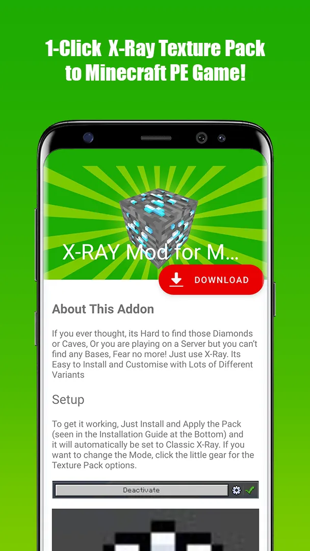 X-RAY Mod for MCPE | Indus Appstore | Screenshot