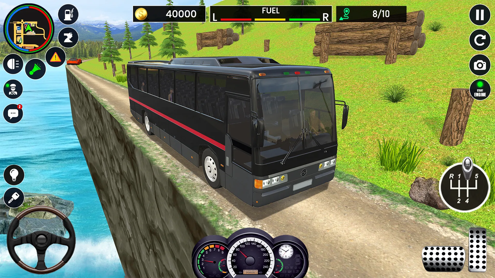 Mountain Road Bus Diving Game | Indus Appstore | Screenshot