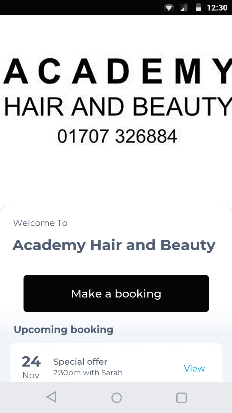 Academy Hair and Beauty | Indus Appstore | Screenshot