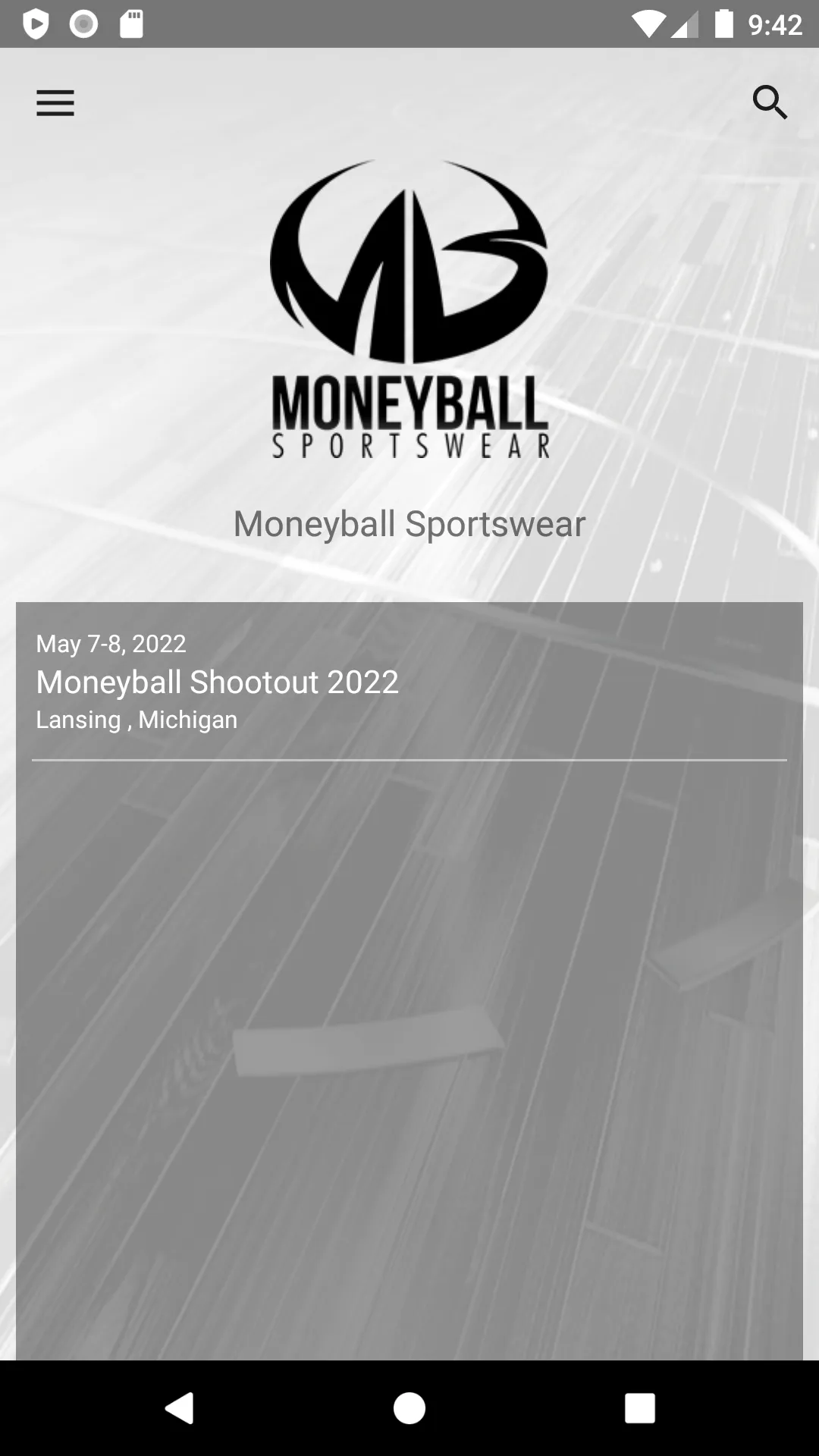 Moneyball Sportswear | Indus Appstore | Screenshot