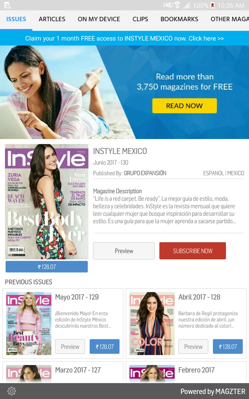 INSTYLE MEXICO | Indus Appstore | Screenshot