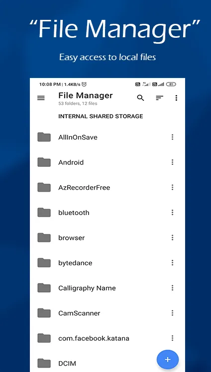 File Manager Lite - Local and  | Indus Appstore | Screenshot