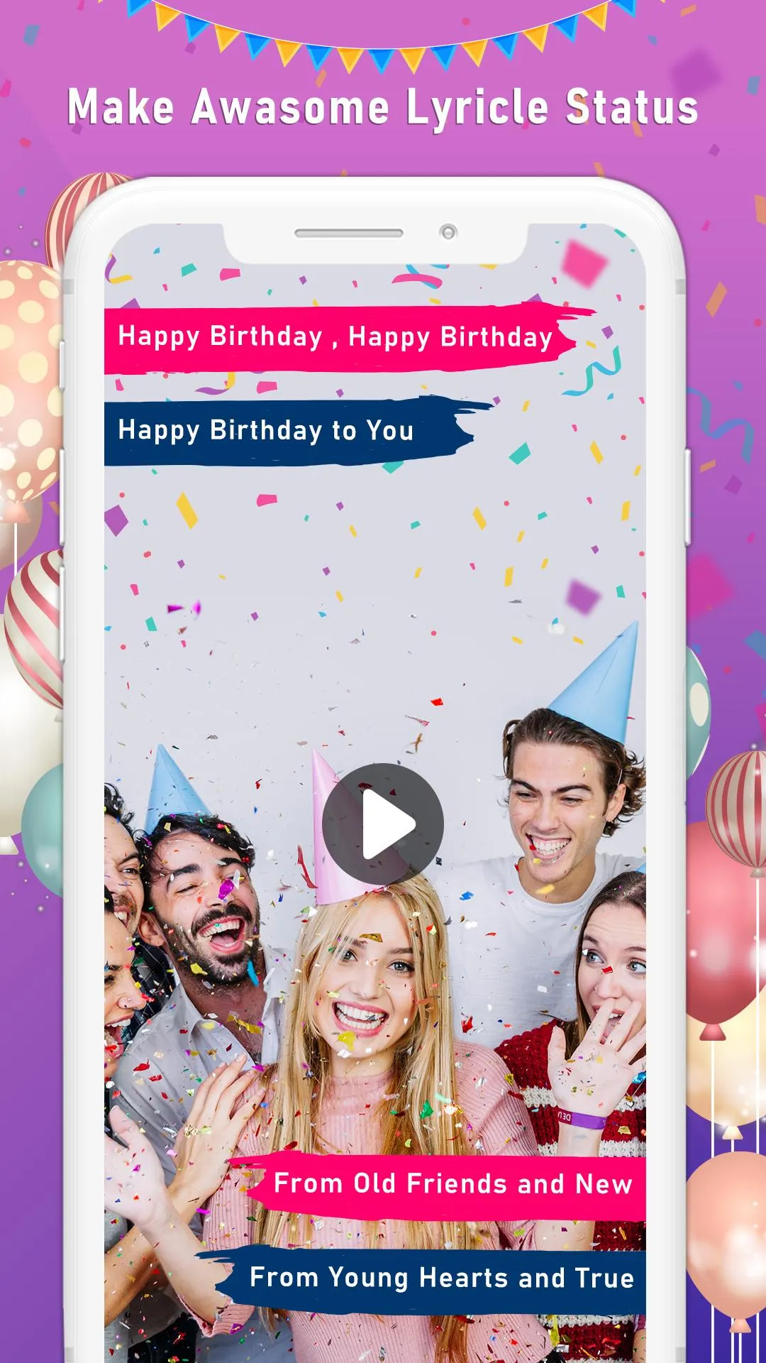 Birthday Video Maker with Song | Indus Appstore | Screenshot