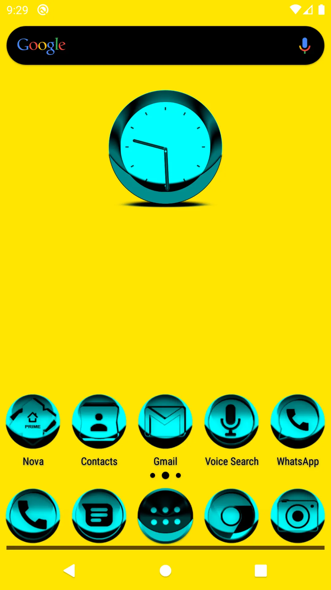 Cyan Icon Pack Style 3 | Indus Appstore | Screenshot