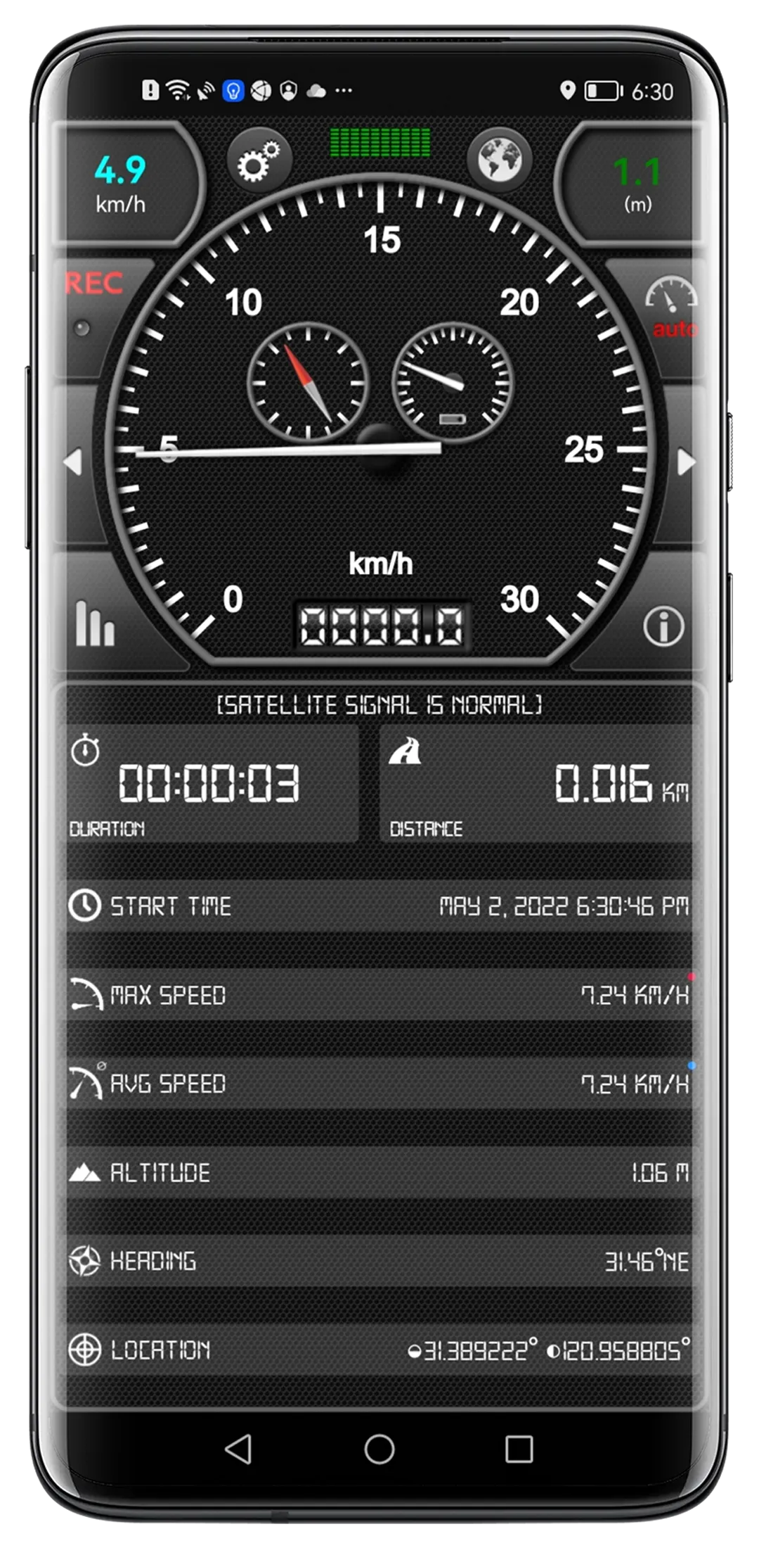 GPS Speed | Indus Appstore | Screenshot