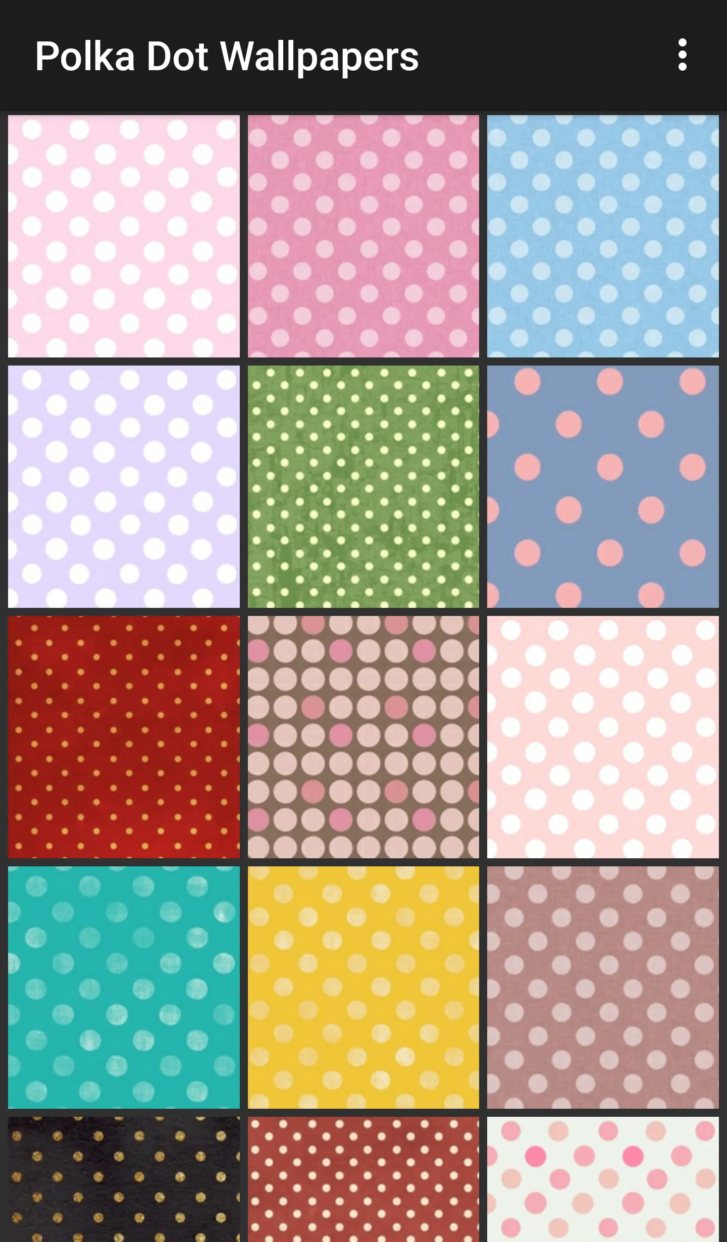 Polka Dot Wallpapers | Indus Appstore | Screenshot