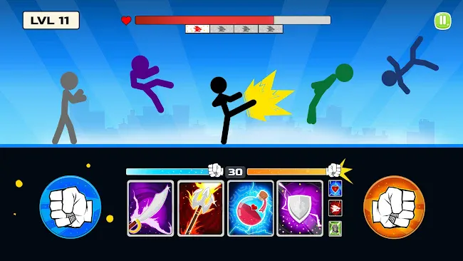 Stickman Fighter : Mega Brawl | Indus Appstore | Screenshot