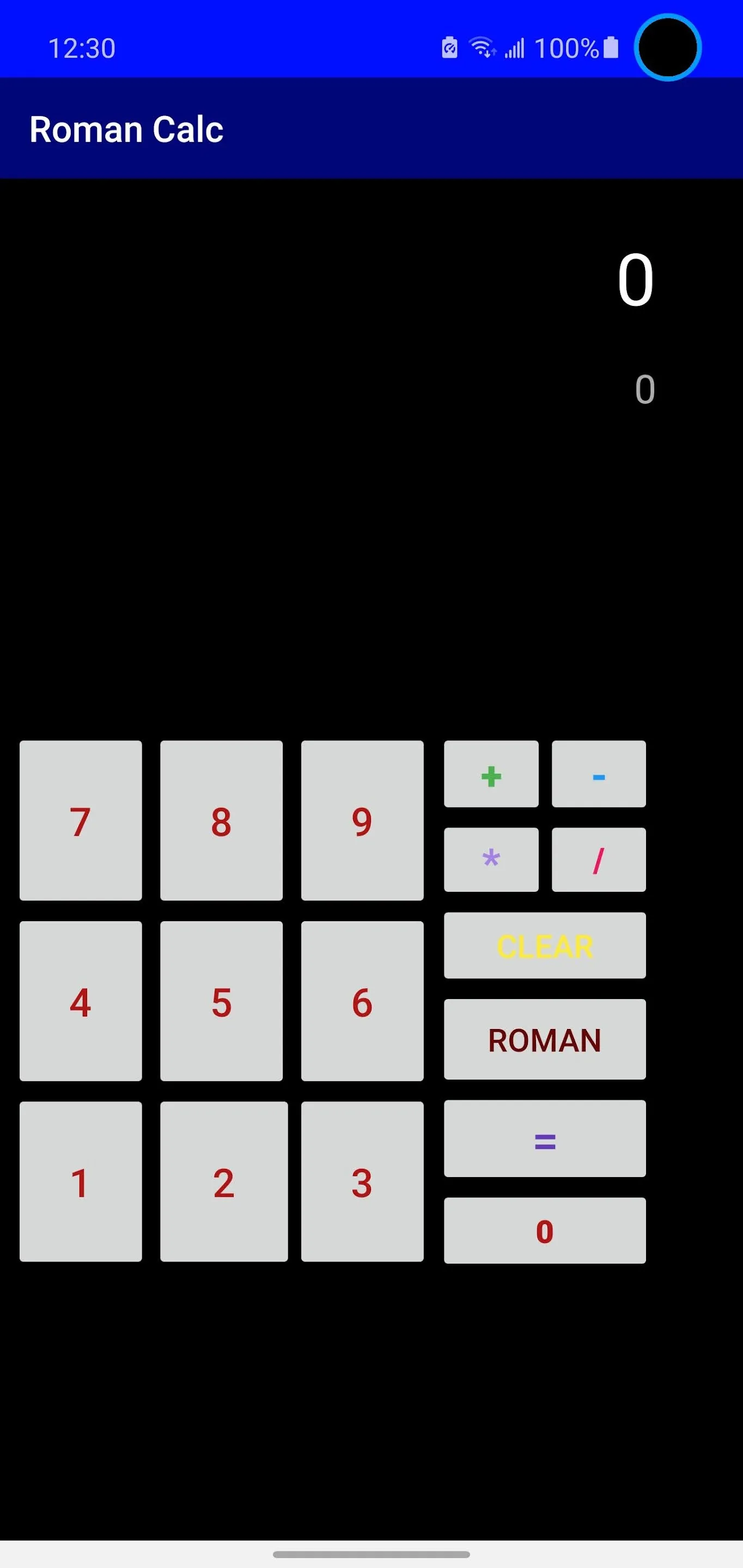 Roman Numeral Calculator | Indus Appstore | Screenshot