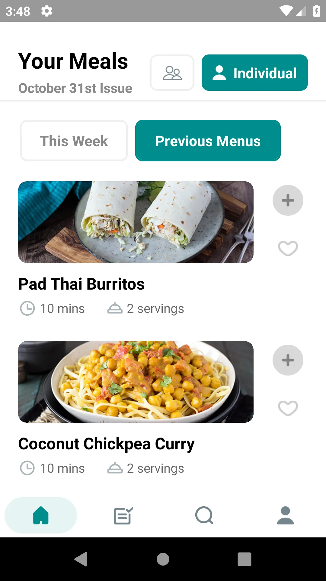 Meal Mentor - Vegan Meal Plan | Indus Appstore | Screenshot