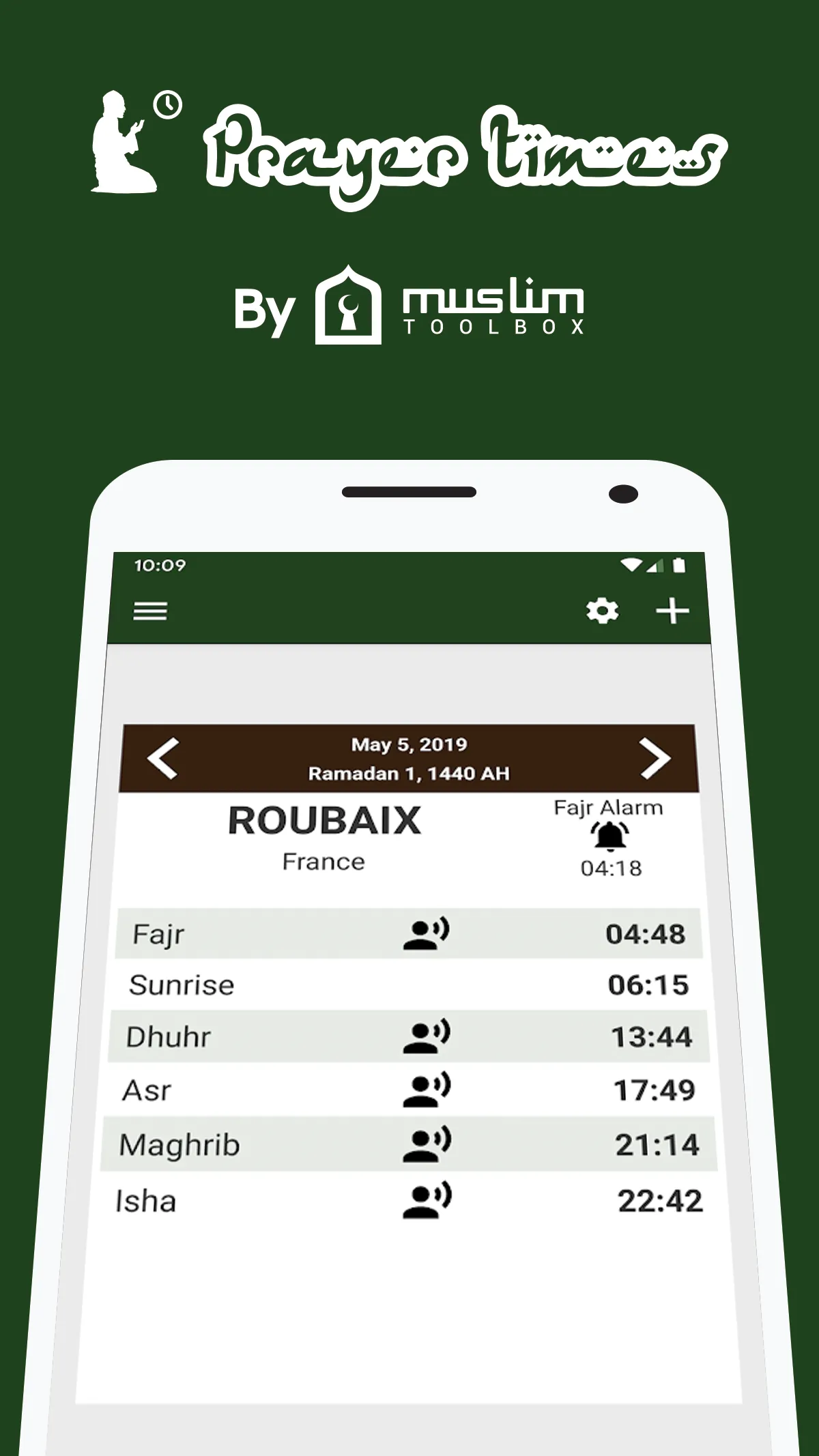 Prayer times: Qibla & Azan | Indus Appstore | Screenshot