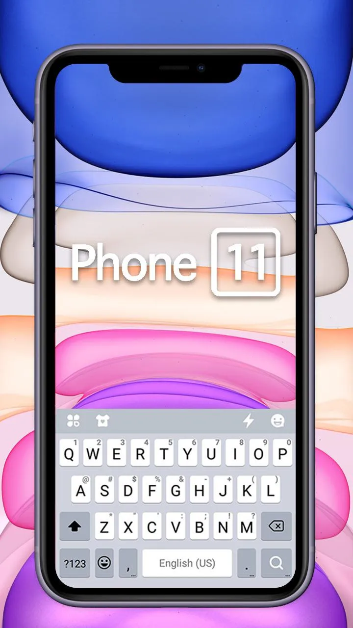 Purple Phone 11 Theme | Indus Appstore | Screenshot