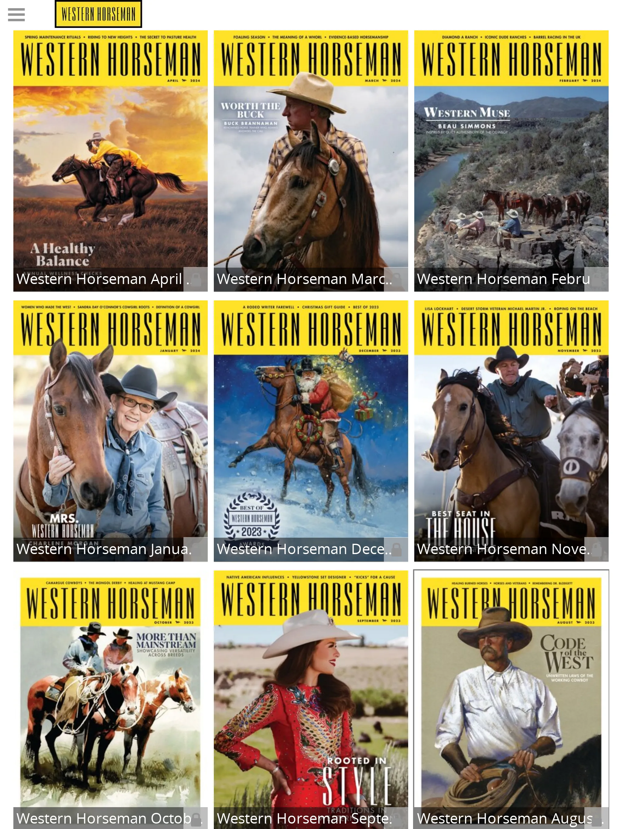 Western Horseman Magazine | Indus Appstore | Screenshot