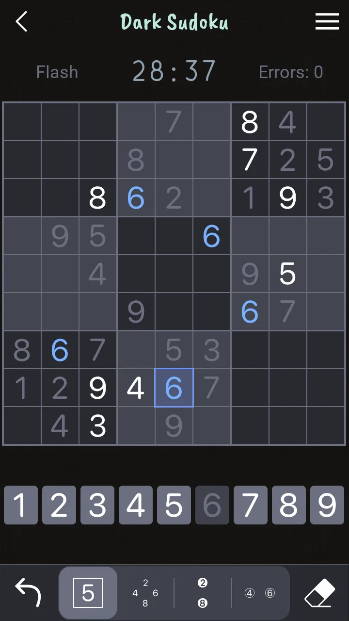 Dark Sudoku - Classic Puzzle | Indus Appstore | Screenshot