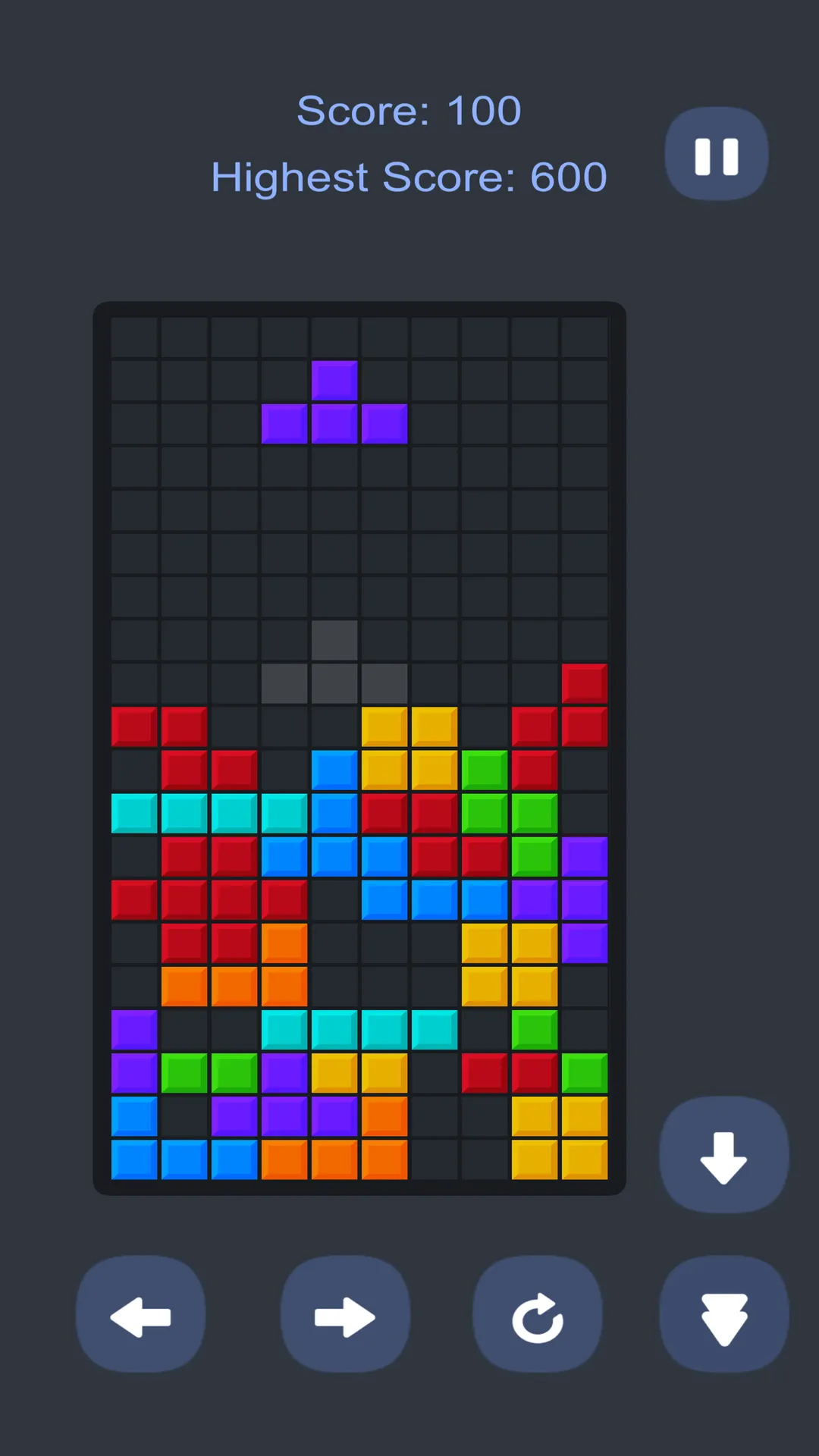 Falling Blocks Puzzle | Indus Appstore | Screenshot