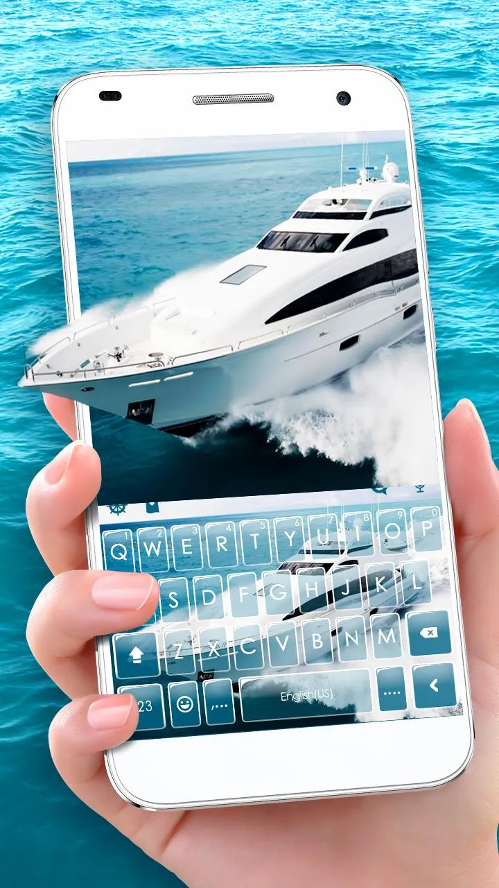 Boat Sea Holiday Keyboard Them | Indus Appstore | Screenshot