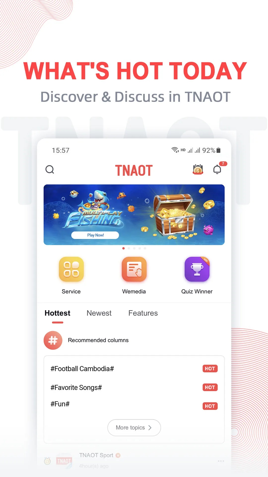 TNAOT - Khmer Content Platform | Indus Appstore | Screenshot